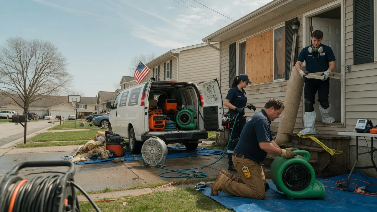 Water Damage Restoration in Depew, OK near me